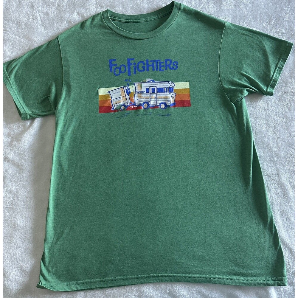 Foo Fighters Green RV Camper t-shirt - large - excellent condition - Picture 5 of 5